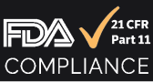 FDA 21 CFR Part 11 compliance badge